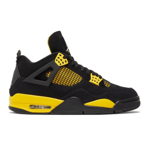 Jordan 4 Retro Thunder Yellow Black