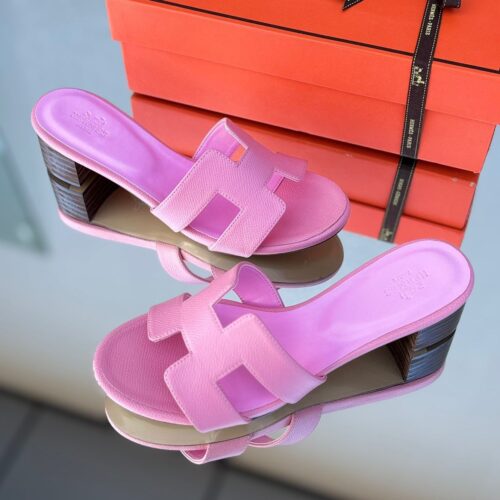 Hermes High Heel Slippers
